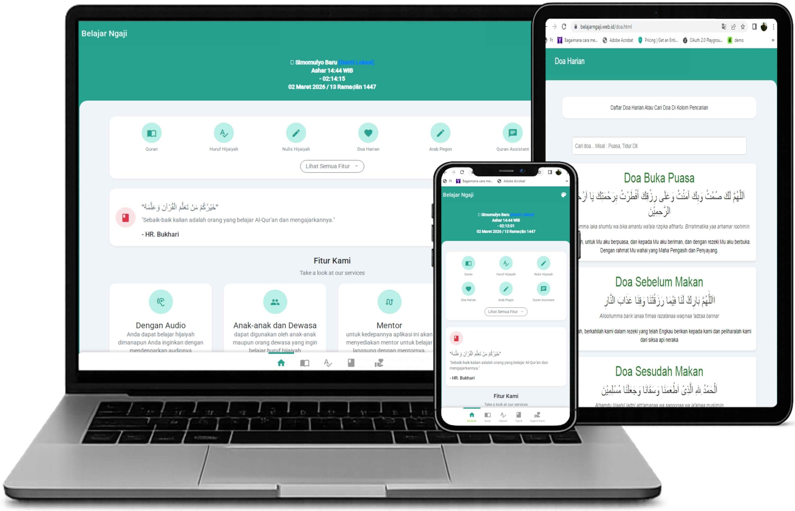 Web Belajar Ngaji Online